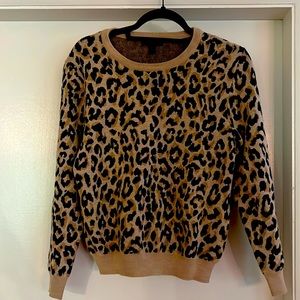 J crew leopard sweater